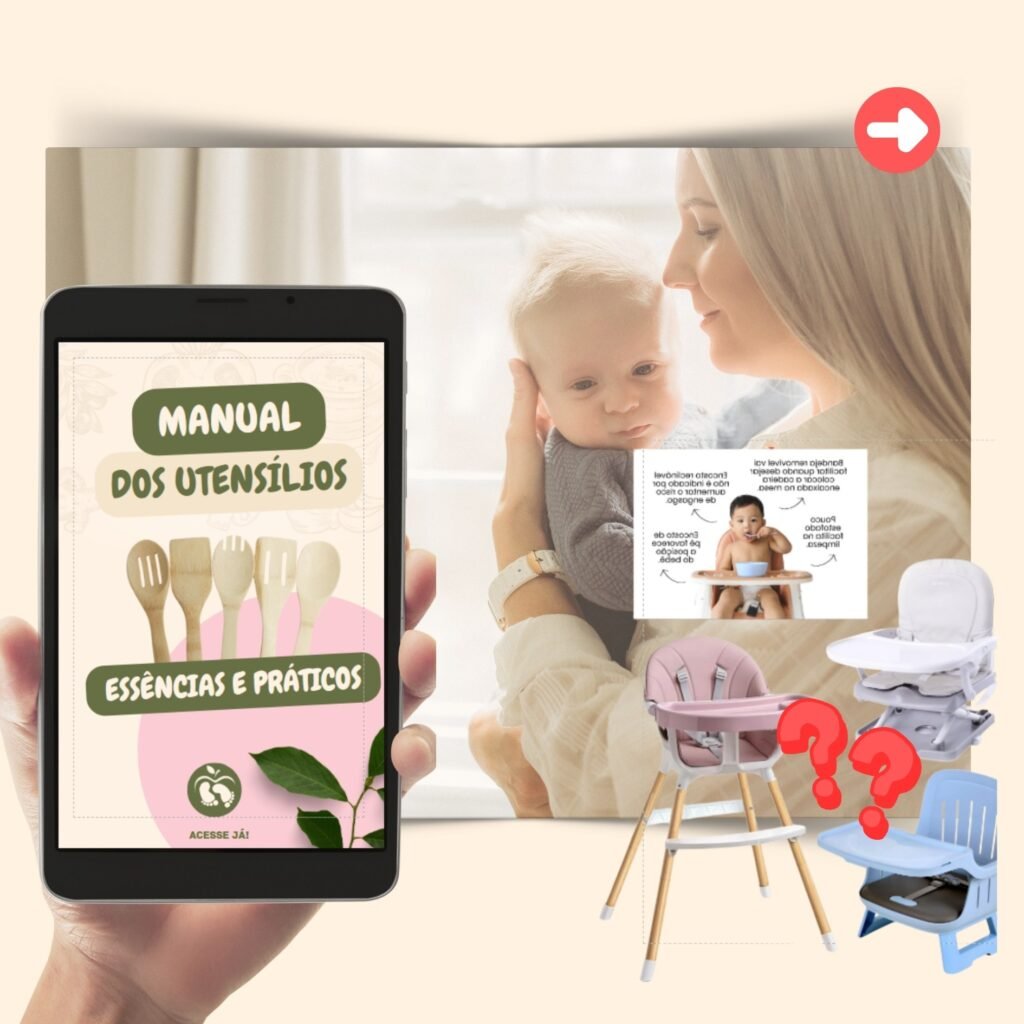 Conheça os Utensílios que ajudam na rotina de introdução alimentar. 