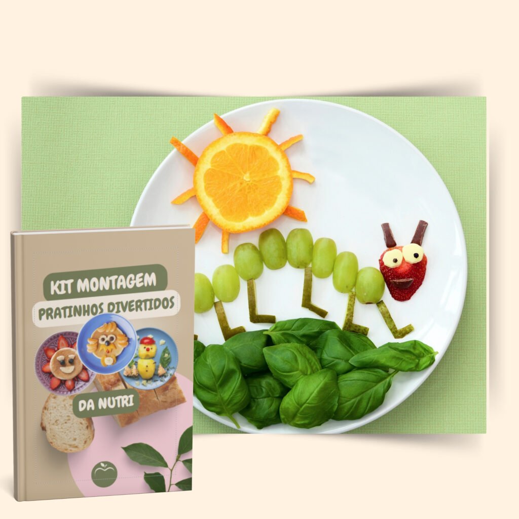 PRATINHOS DIVERTIDOS: Que vão te ajudar a tornar tudo mais colorido e divertido na hora de montar os pratinhos do seu bebê. São mais de 35 ideias para todos os gostos e sabores.